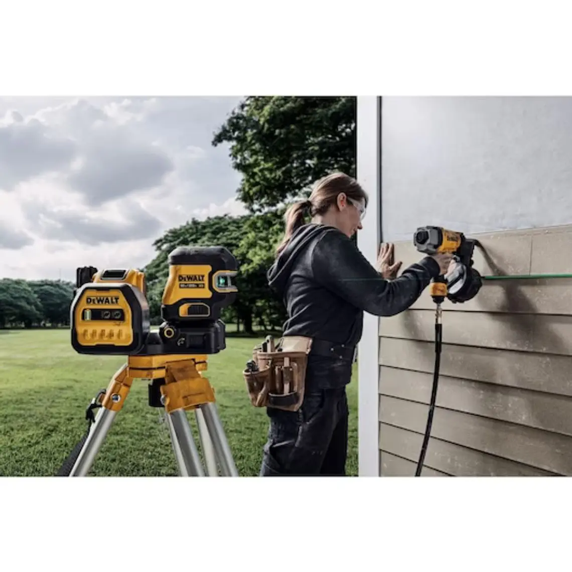Láser Verde Línea Cruzada 20v Dewalt DCLE34220GB Sin Bateria 8