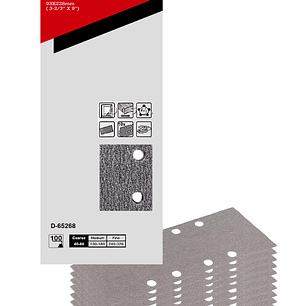 Lija Multiuso (10un) 93x228 G100 Makita D-65268