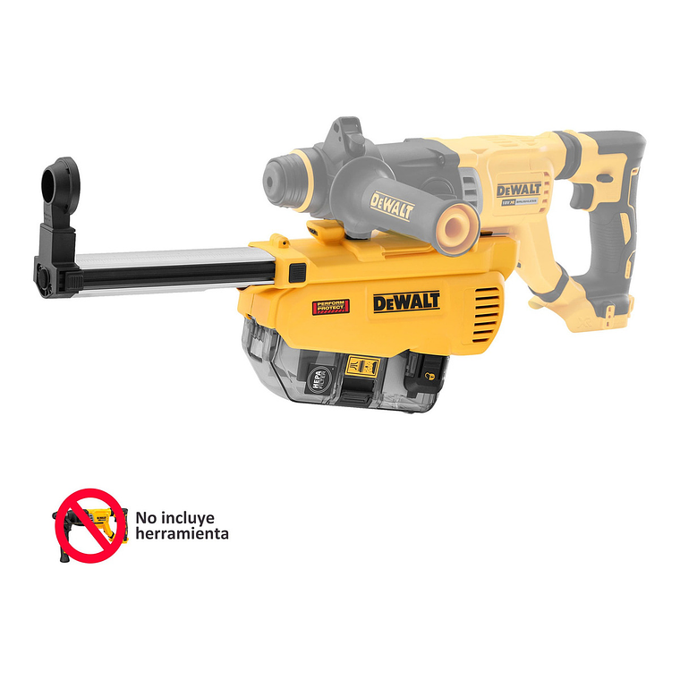 Extractor De Polvo 20v Sds Plus Dewalt Dwh205dh 6
