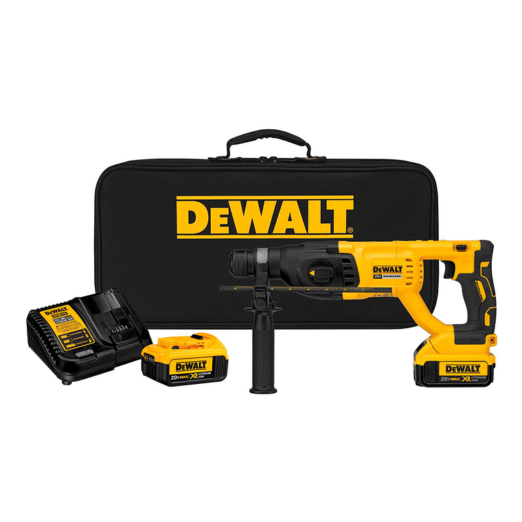 Rotomartillo 20v + 2 Baterías + Cargador Dewalt Dch133m2-b2 1