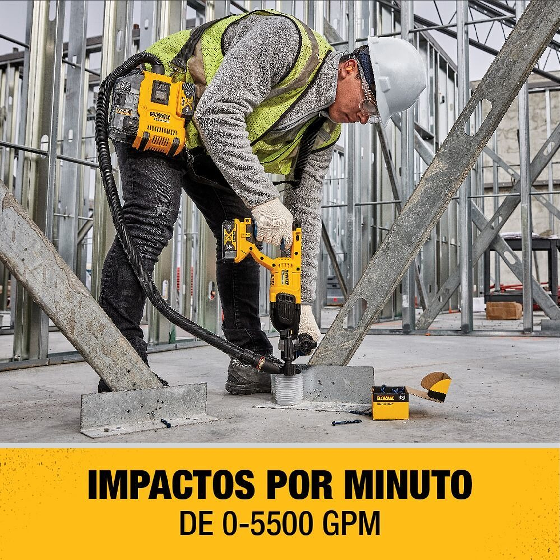 Rotomartillo 20v + 2 Baterías + Cargador Dewalt Dch133m2-b2 7