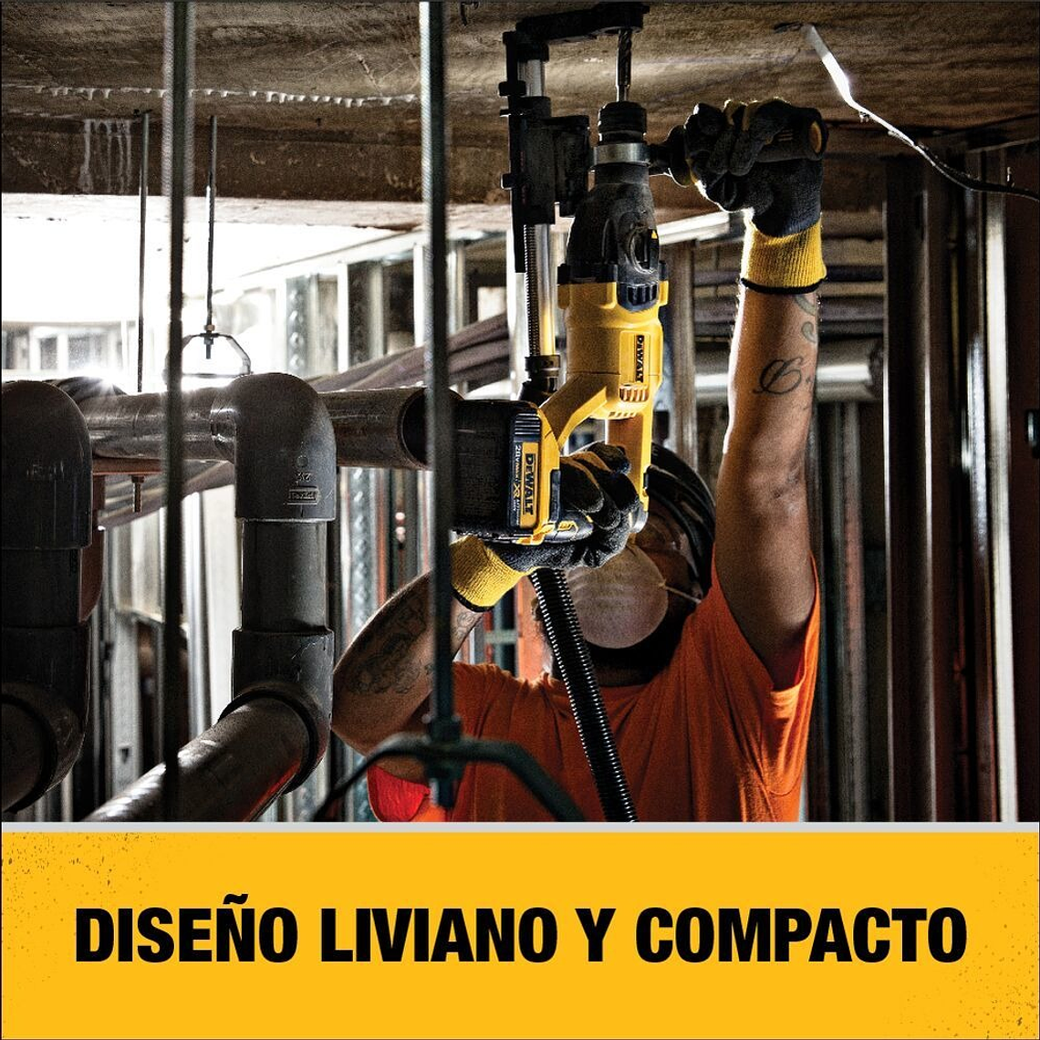 Rotomartillo 20v + 2 Baterías + Cargador Dewalt Dch133m2-b2 8