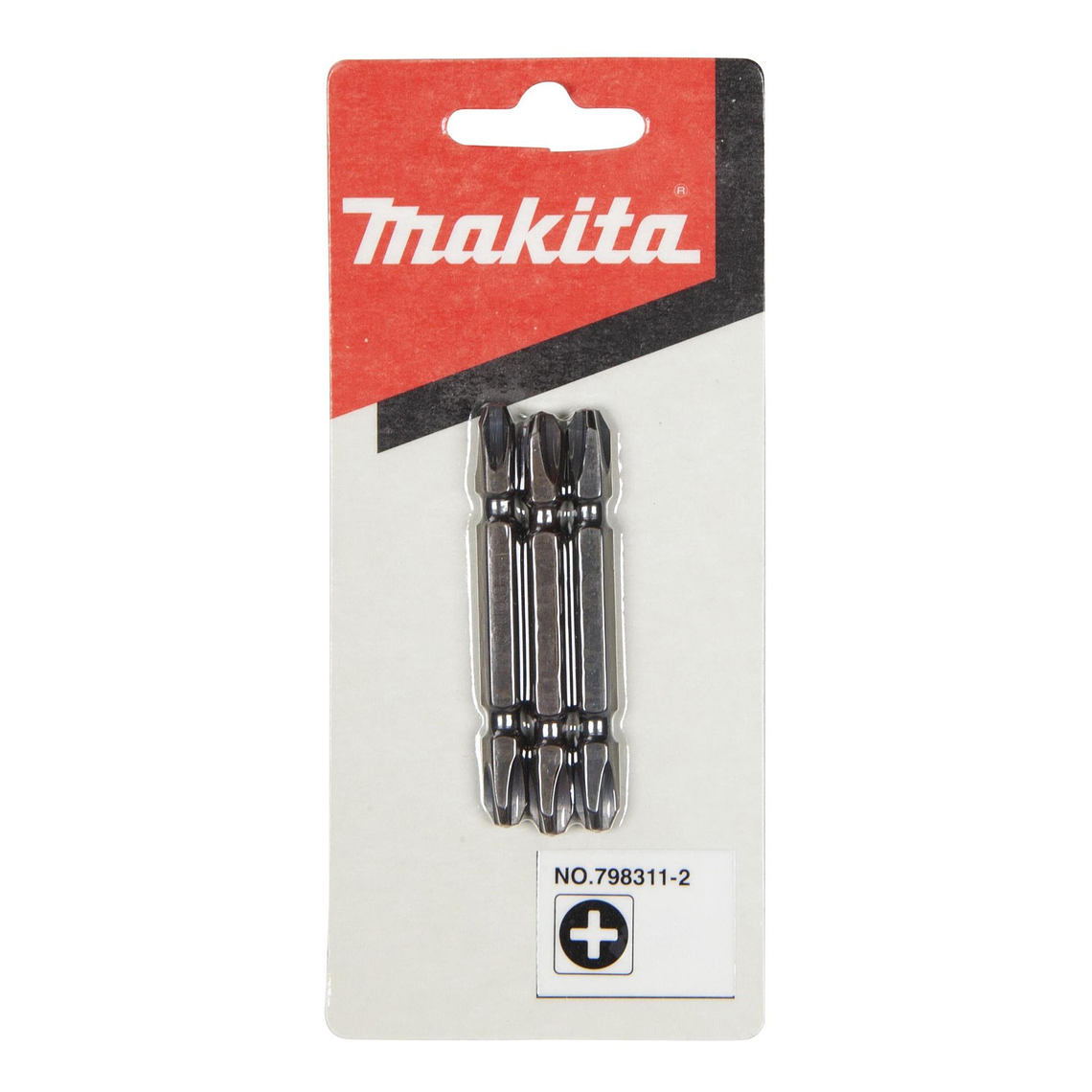 Set 3 pcs Puntas Phillips N°3 X 65 mm Doble Makita 798311-2 1
