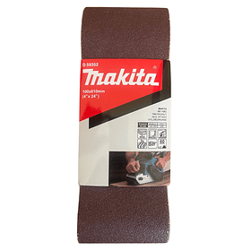 Lija de Banda 4x24" 3Pzs G-60 Madera-Metal Makita D59352
