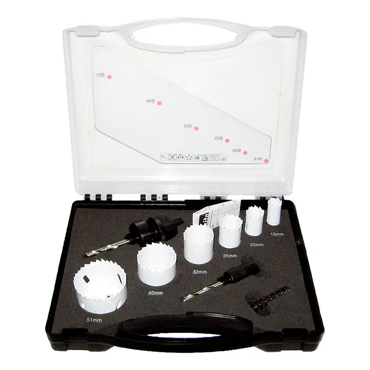 Set 6 Piezas de Sierra Copa Bi-metal Makita D-47123 2