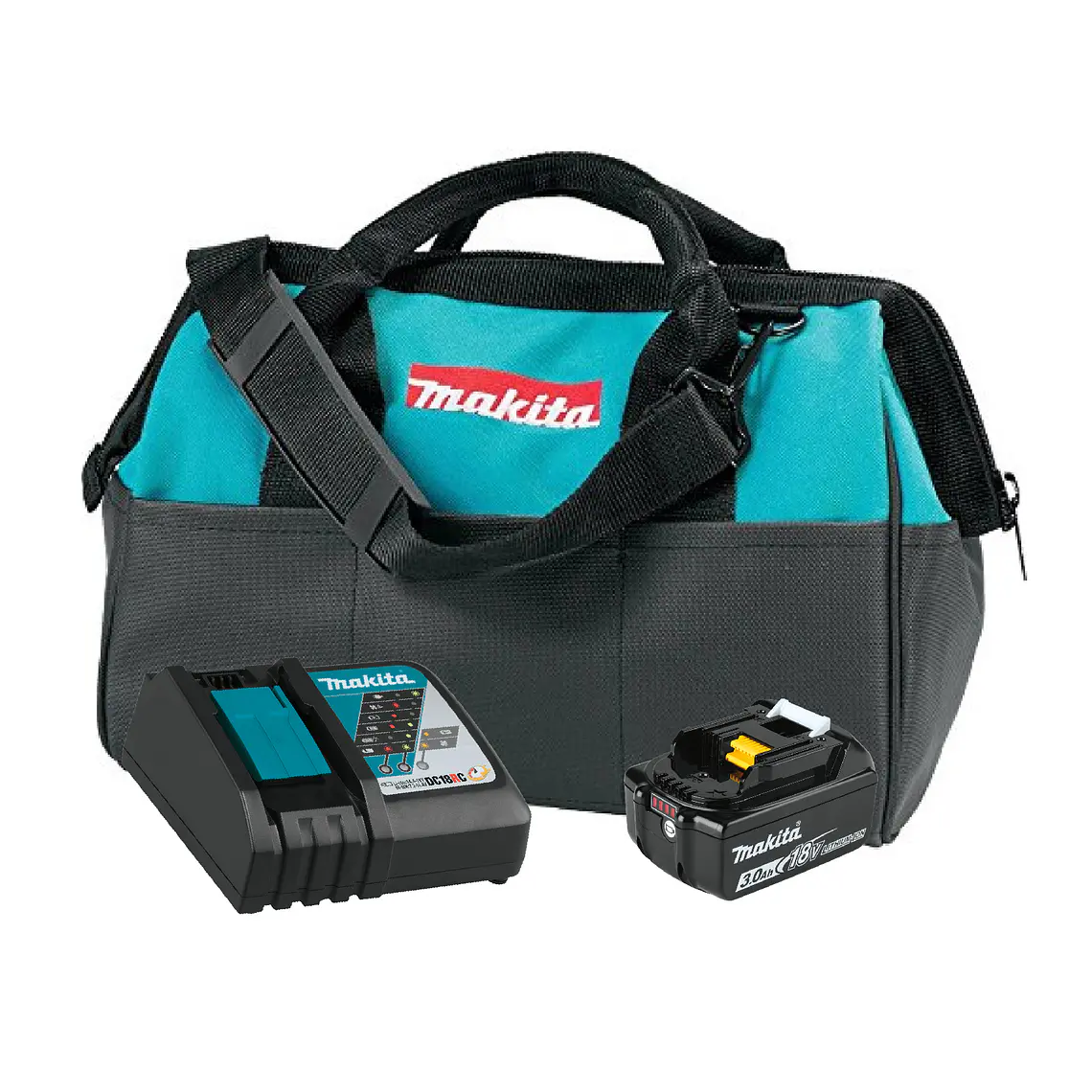 Kit Batería 3.0ah BL1830 18v + Cargador Rapido Makita 2