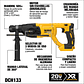 Rotomartillo Sds 20v S/carbones S/batería Dewalt Dch133b-b3 - Miniatura 3