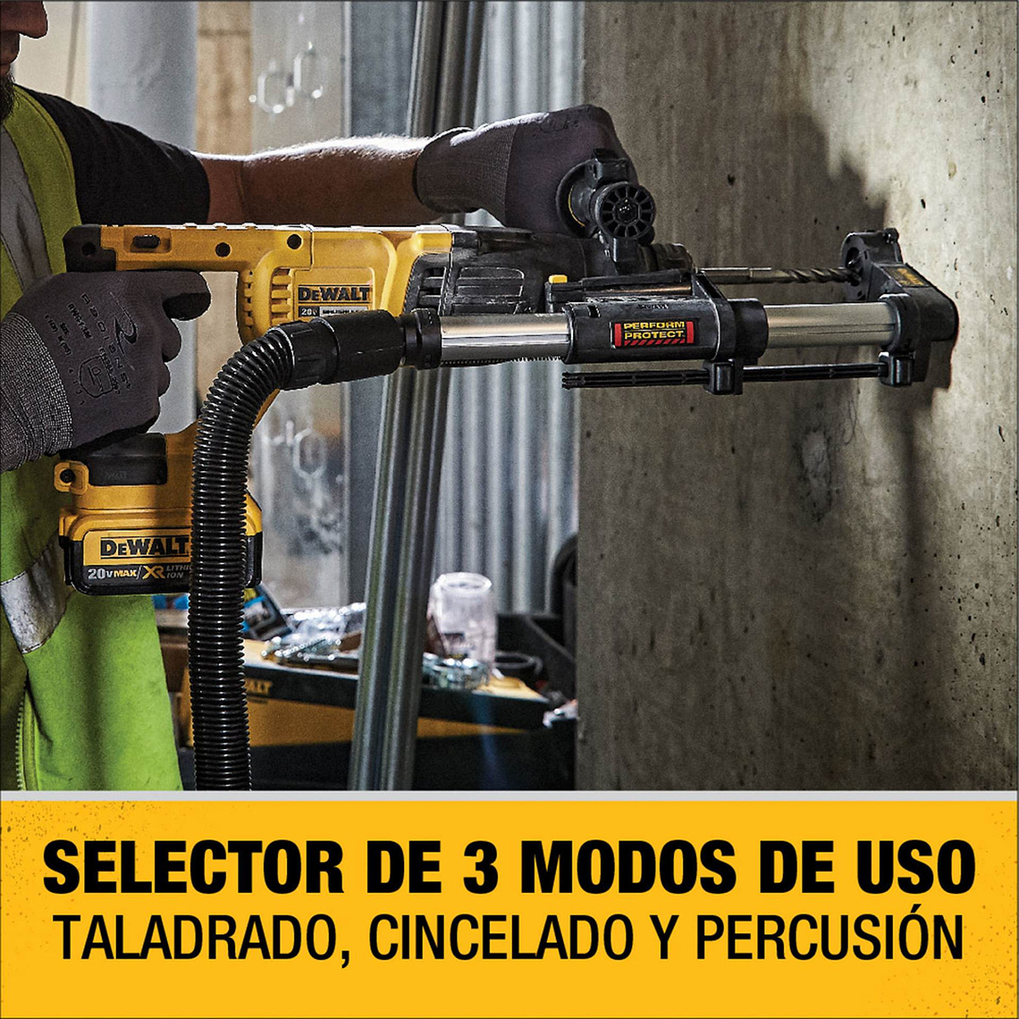 Rotomartillo Sds 20v S/carbones S/batería Dewalt Dch133b-b3 6