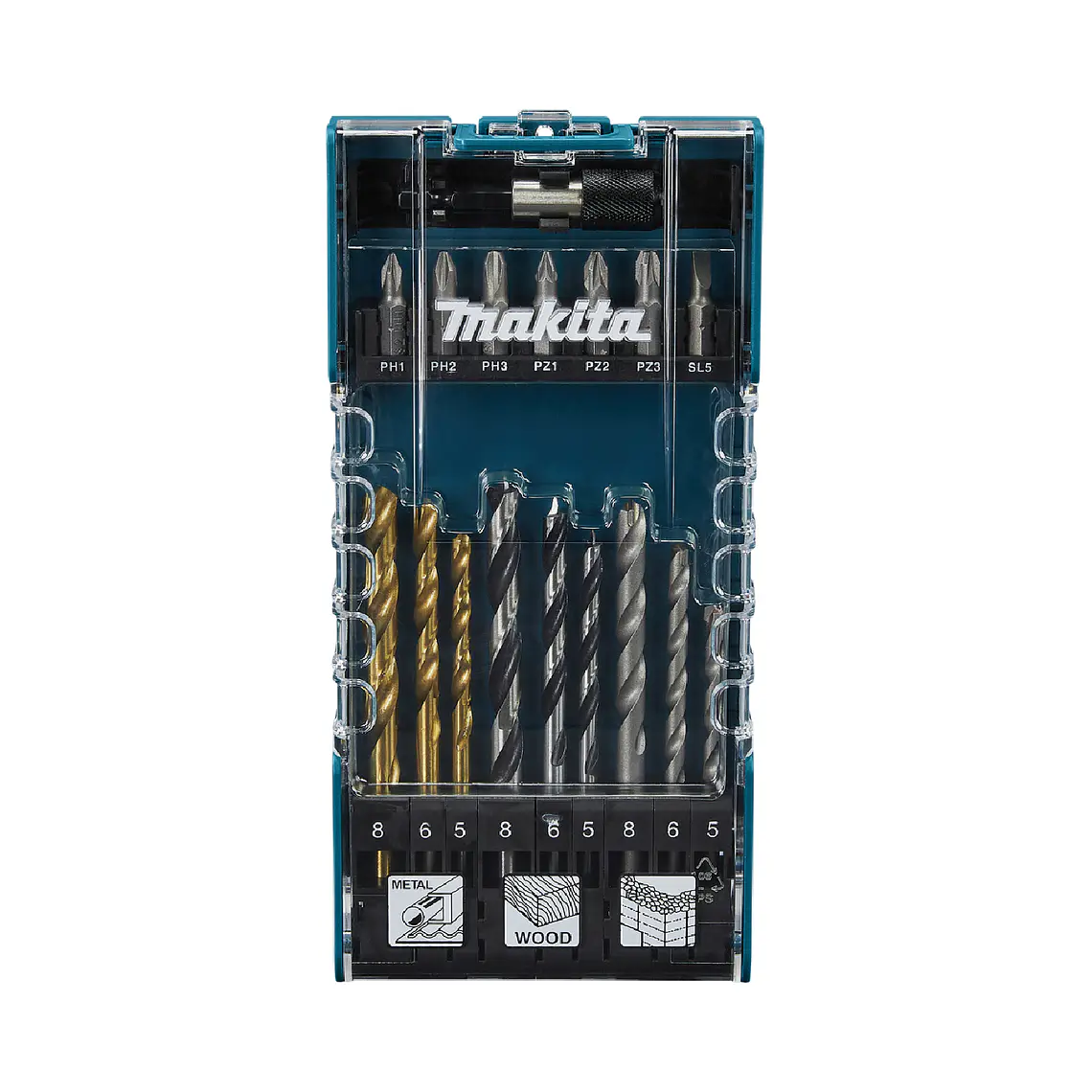 Set de Brocas y Puntas Makita MZ D-74887 17 pzs 1