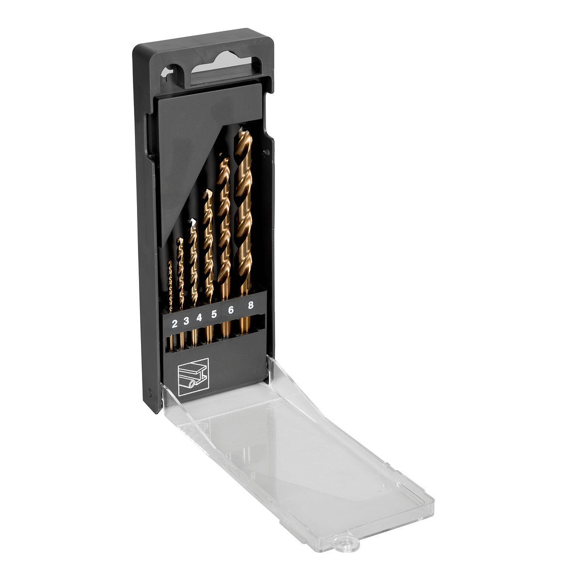 JUEGO DE BROCAS BAHCO HSS-CO 2-8 MM 6 PZAS. 4511-SET-6 3