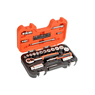 JUEGO DE DADOS DE 3/8 34 PZAS BAHCO S330 4