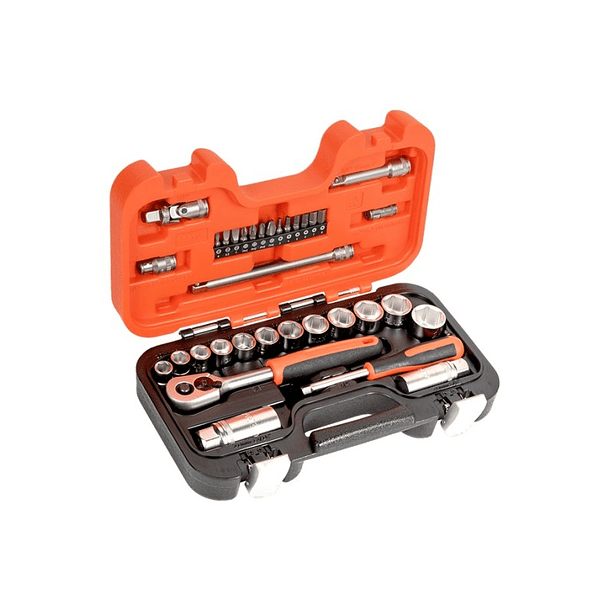 JUEGO DE DADOS DE 3/8 34 PZAS BAHCO S330 1