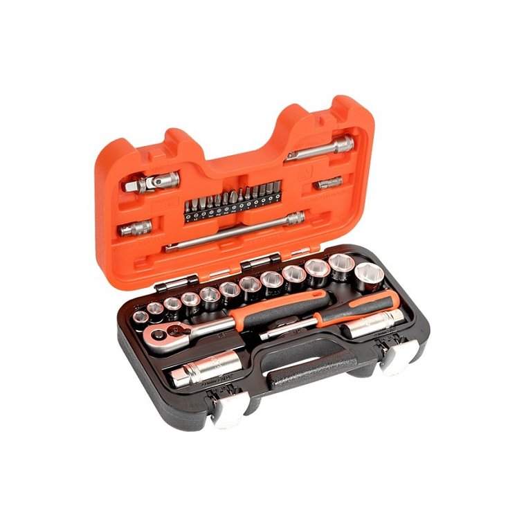 JUEGO DE DADOS DE 3/8 34 PZAS BAHCO S330 1