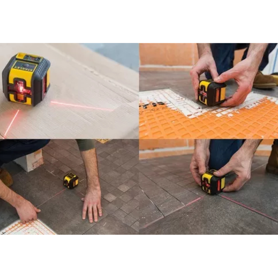 Nivel Láser Lineas Rojas Cruzadadas Cross 90 Stanley 5
