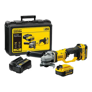 Kit Esmeril Angular 20v Inalámbrico 4-1/2 (115 Mm) Stanley