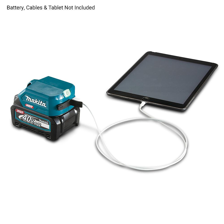 Adaptador de Batería 40V Max 2 Puertos USB Makita ADP001G 6