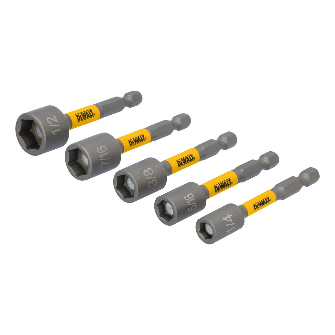 Set 5 Punta Magnetica 1/4