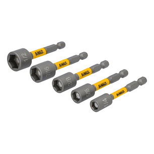 Set 5 Punta Magnetica 1/4