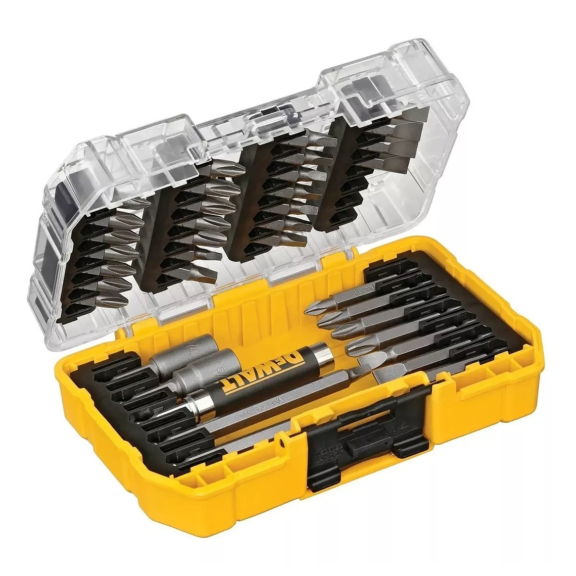 Set De 37 Piezas Con Guía Magnética Dewalt Dw2163 3