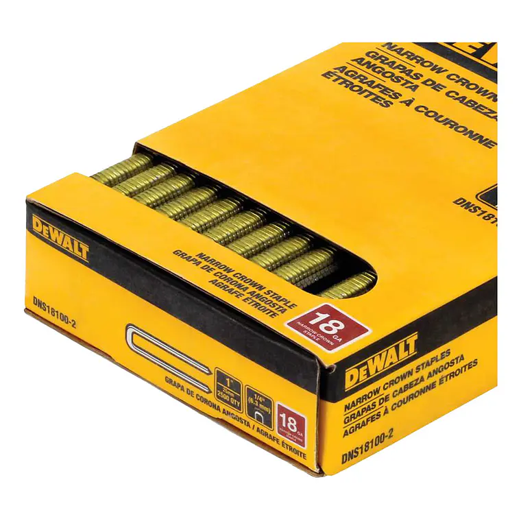 Grapa Dewalt Cabeza Angosta 1 X 1/4 Dns18100-2 2