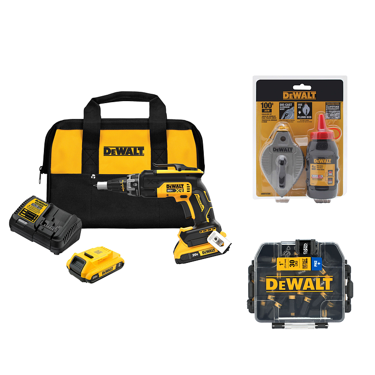 Atornillador Inalámbrico Drywall 20v Xr Dewalt Dcf630d2KIT 1