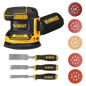 Lijadora Orbital Inalámbrica 20v Brushless Dcw210b KIT