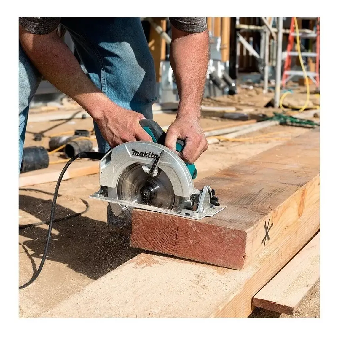 Sierra Circular Eléctrica 7-1/4 185 mm 1200 W makita HS7600K 5