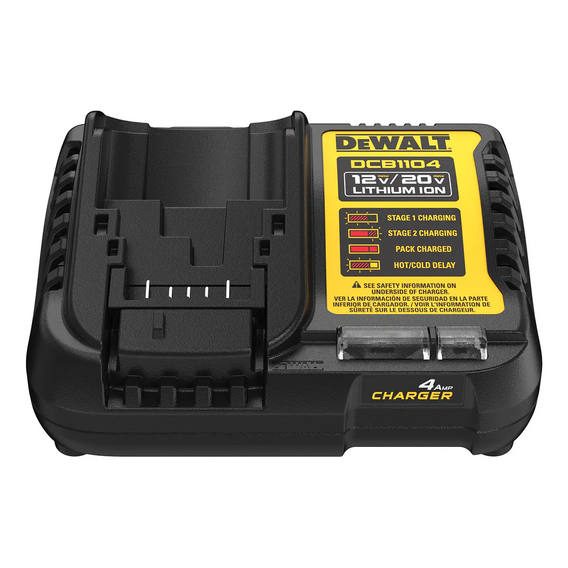 Kit Batería Xr 20v 5ah /  Cargador Rápido Dcb1104 Dewalt 6