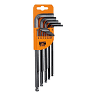 JUEGO LLAVES ALLEN 1/16-3/8 BAHCO BE-9785 3