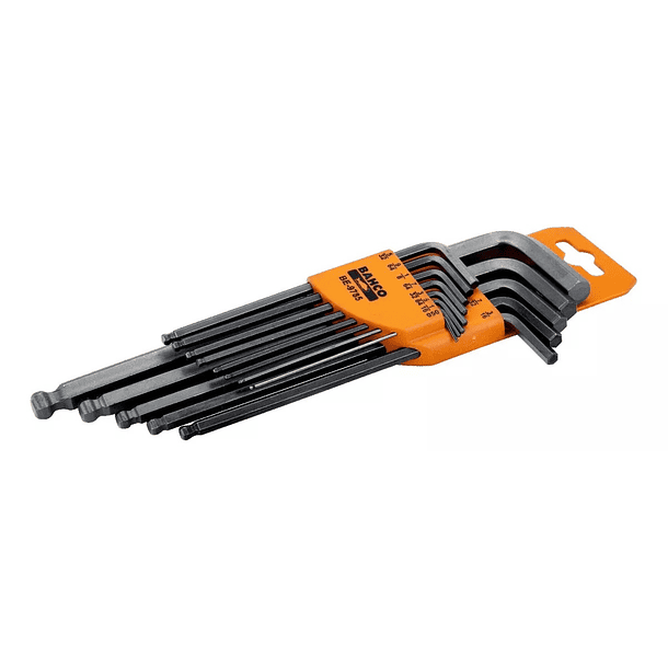 JUEGO LLAVES ALLEN 1/16-3/8 BAHCO BE-9785 4