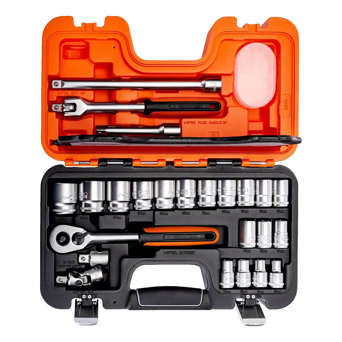 Maleta dados 1/2 24pzs mm hex - S240 1