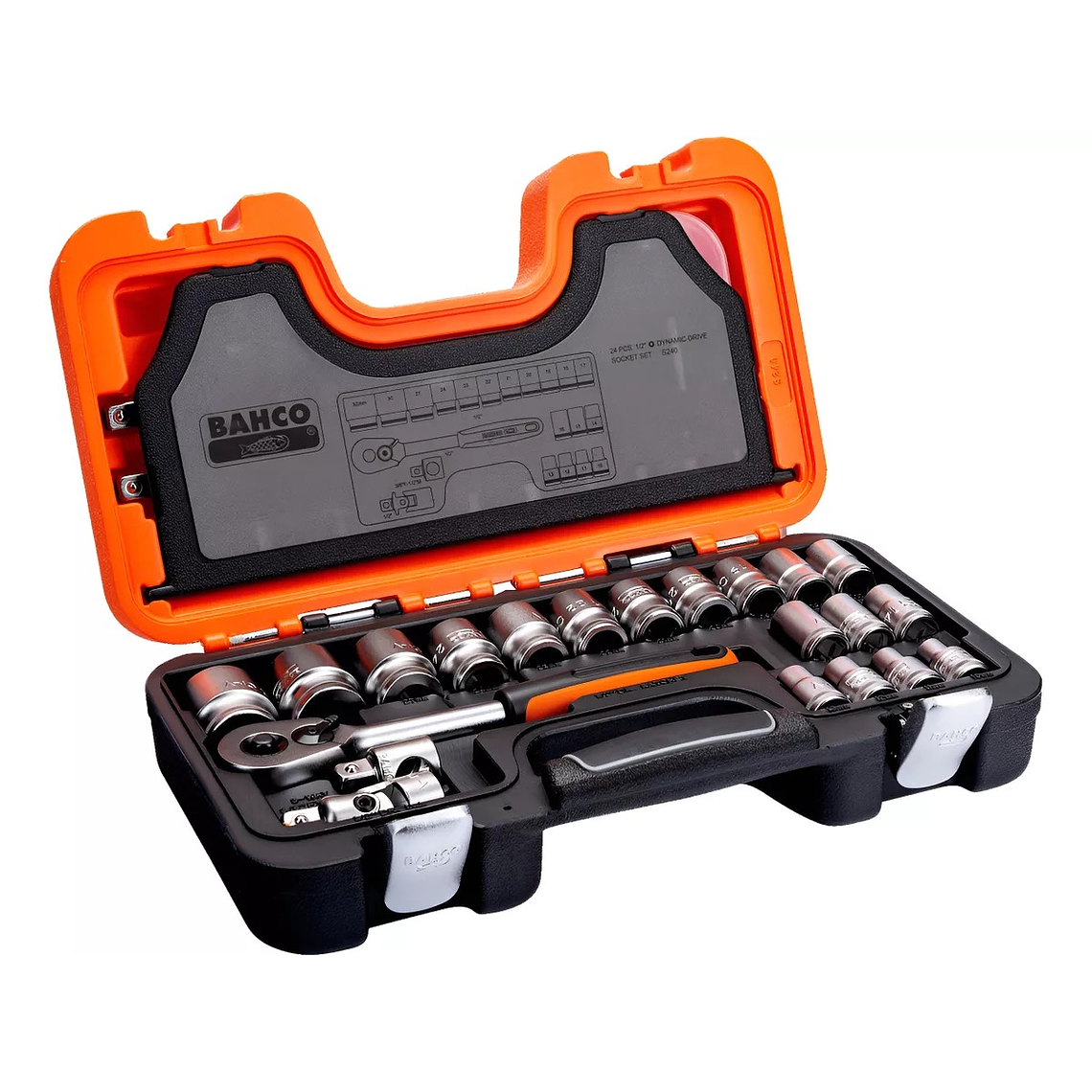 Maleta dados 1/2 24pzs mm hex - S240 2