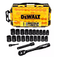Set 23 piezas/dados impacto combinado 1/2” DEWALT DWMT74739 - Miniatura 2