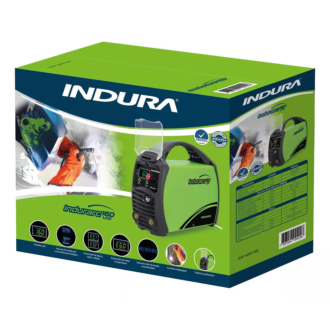 Soldadora Indura Indurarc 160 Lcd 5