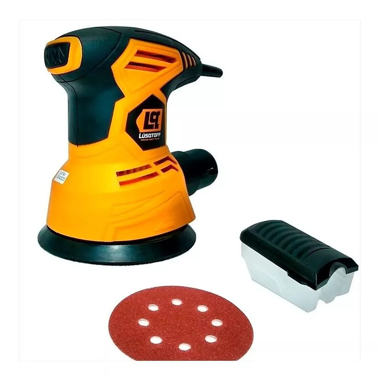 Lijadora roto orbital Lüsqtoff LRL300-8  + Lija Naranja 5