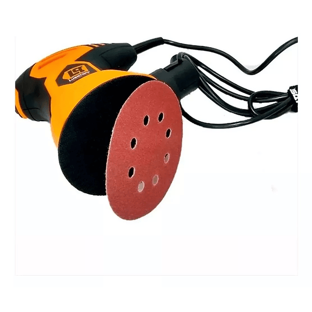 Lijadora roto orbital Lüsqtoff LRL300-8  + Lija Naranja 7
