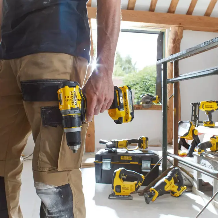 Kit Herramienta De Corte Oscilante 20v Stanley Sct500d2k-b2 8