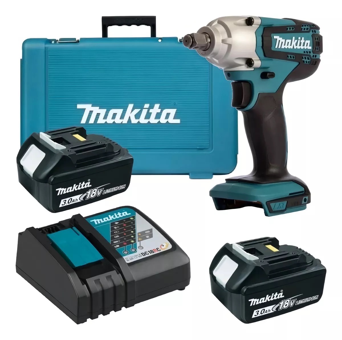 Ángulo E ASSY Original Para Llave De Impacto Makita DTW190Z - Inalámbrico, 18V, Repuesto Genuino