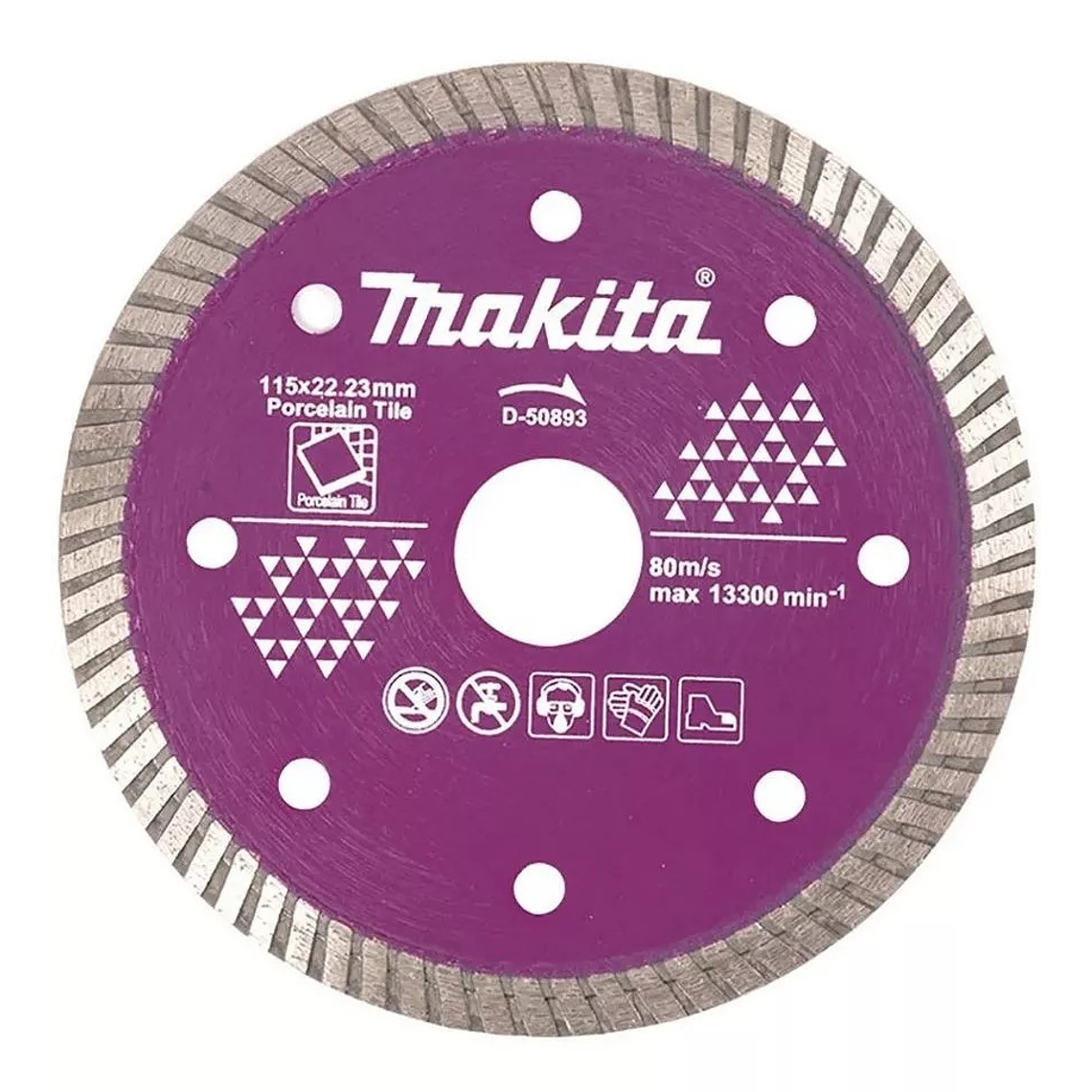 Disco Diamantado Cort. Seco makita 115mm D-50893 1