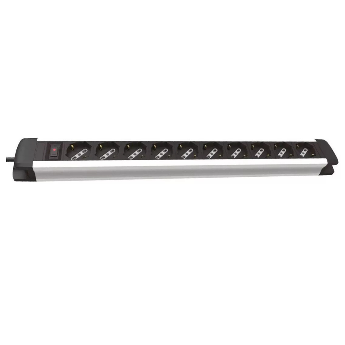 Zapatilla Alargador Profesional 10 Tomas Schuko Cable 2mts 2