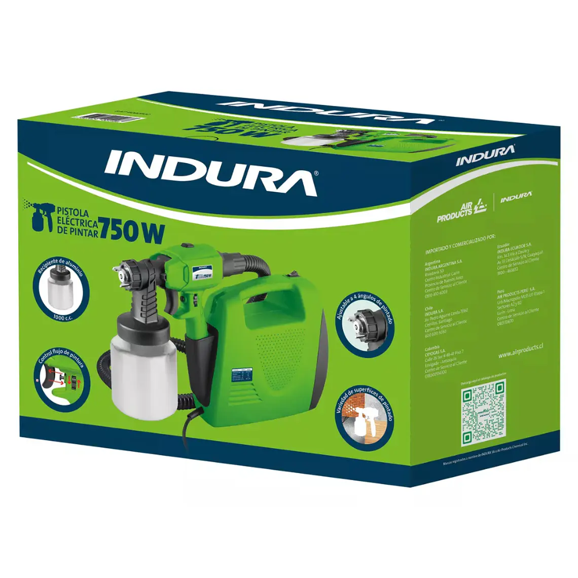 Pistola para Pintar Indura 750w 5