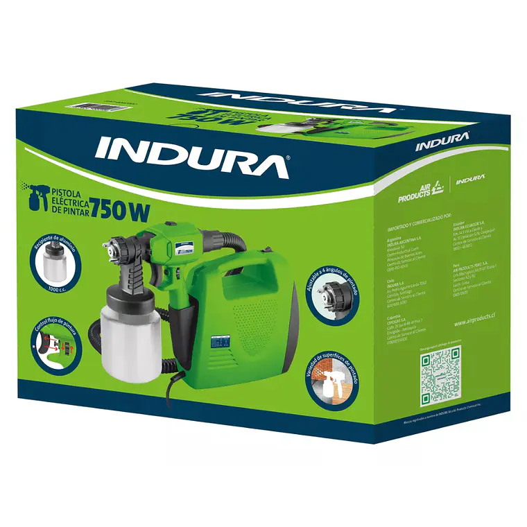 Pistola para Pintar Indura 750w 5