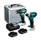 Kit Taladro + Atornillador Impacto 12v Makita Clx224sax - Miniatura 1