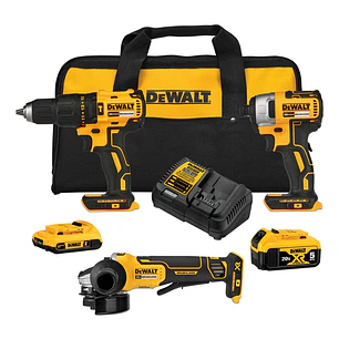Kit Herramientas 20v + Accesorios Dewalt Dck332d1p1-b2