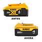 Batería Ion de Litio 20 V 4.0 Ah Dewalt DCB204 20v - Miniatura 3