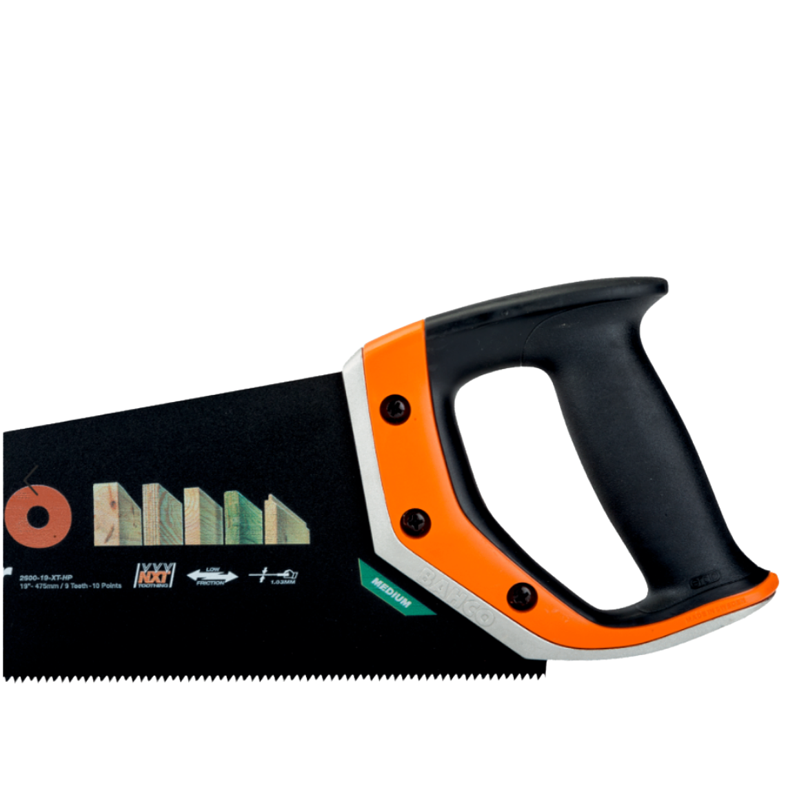 Serrucho Ergo Superior Yeso Madera 475mm Bahco 2600-19-xt-hp 4