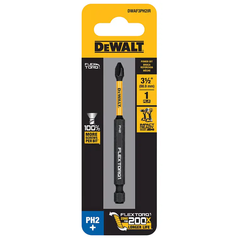 Punta De Impacto Dewalt Flextorq Ph2 3-1/2