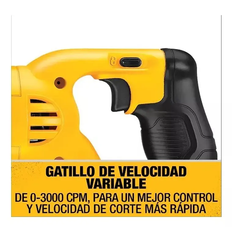 Sierra Sable Inalámbrica  Velocidad Variable Dewalt Dcs380B 5
