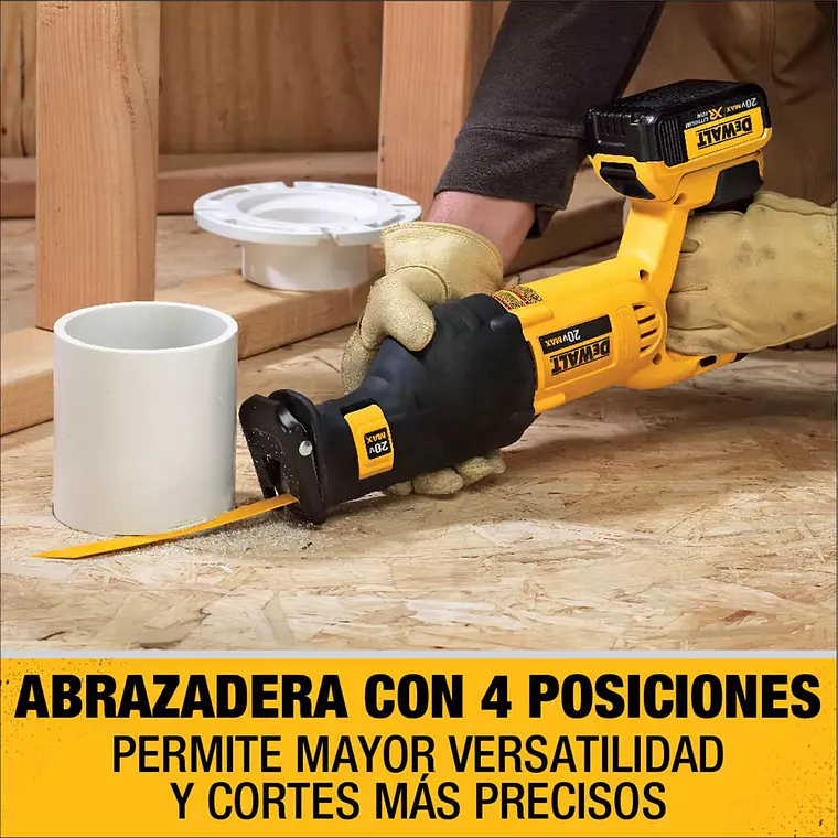 Sierra Sable Inalámbrica  Velocidad Variable Dewalt Dcs380B 7