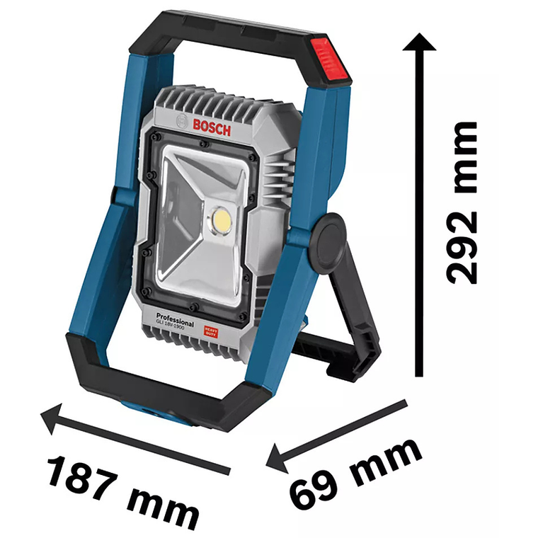 Linterna inalámbrica Bosch GLI 18V 1900 Lúmenes S/batería 7
